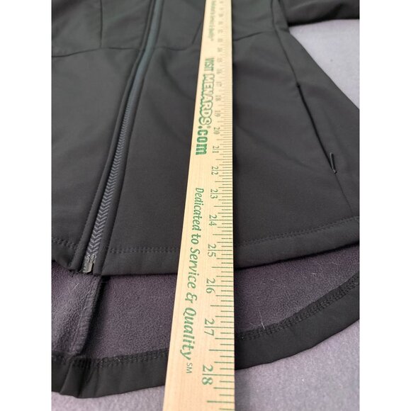 Mondetta Womens Black Hooded Softshell Jacket With Zippered Pockets Size M - Picture 8 of 11